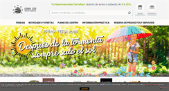 Desktop Screenshot of centrocomercialgransur.es