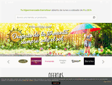 Tablet Screenshot of centrocomercialgransur.es